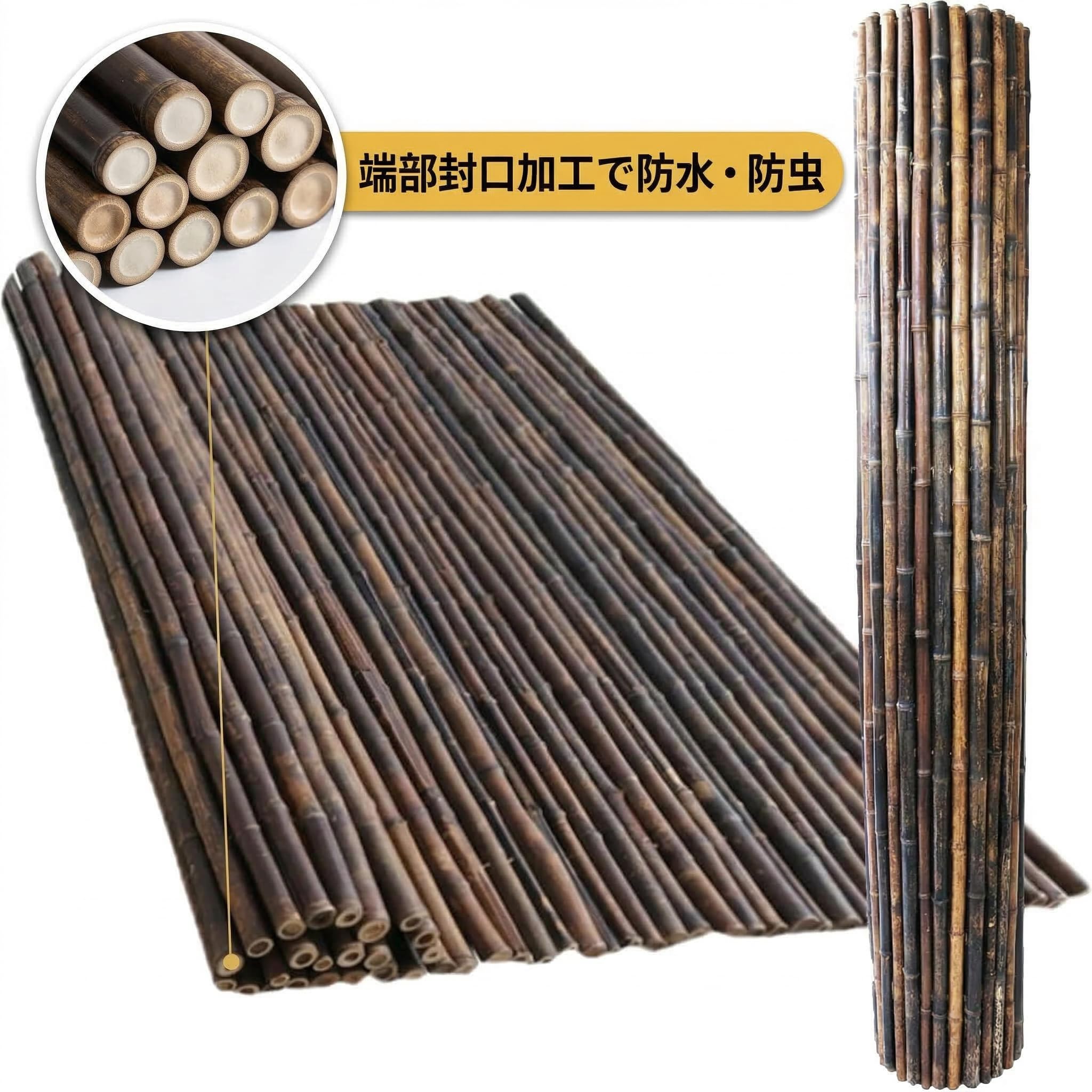 竹垣 フェンス 目隠し 屋外 竹垣フェンス 高さ1.5m×長さ2m 目隠し Amazon | Jumei 竹垣 フェンス 目隠し 屋外 竹垣フェンス 高さ1.5m×幅